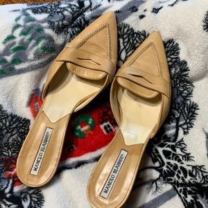 Kitten heels tan loafers
